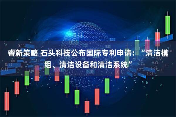 睿新策略 石头科技公布国际专利申请：“清洁模组、清洁设备和清洁系统”