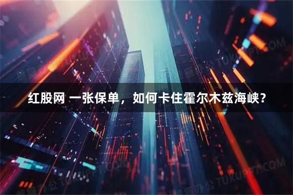 红股网 一张保单，如何卡住霍尔木兹海峡？